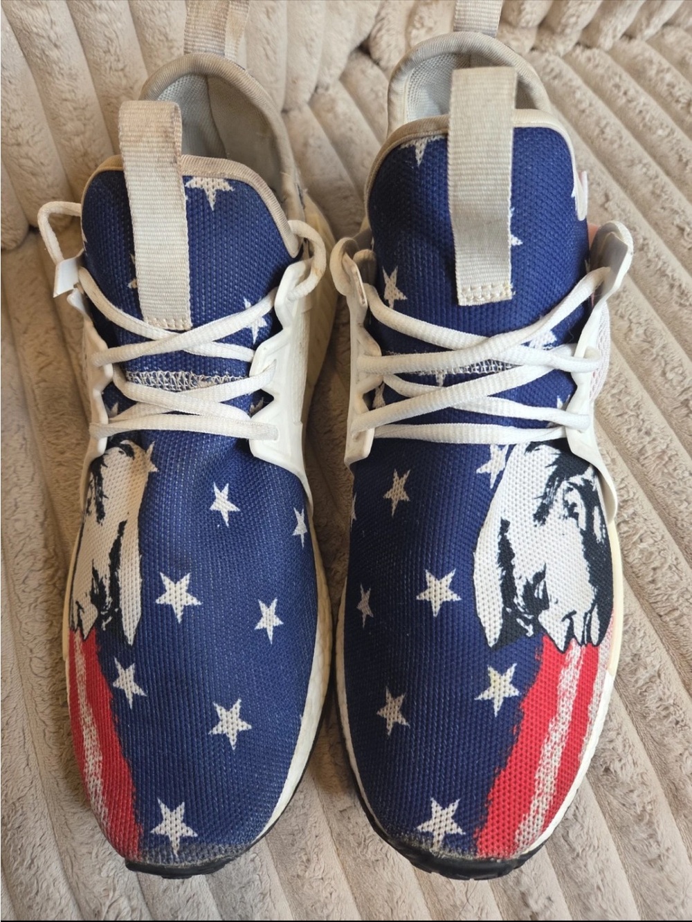 Donald Trump Sneakers Athletic Shoe President Tribute Size 12 America MAGA - Picture 4 of 10